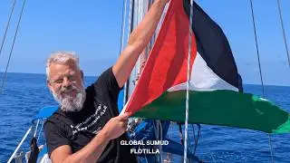 Drones flying over our boat - Global Sumud Flotilla ep. 3