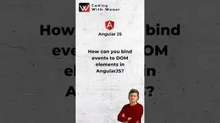 Bind events in DOM elements in AngularJS? #shorts #youtubeshorts #angular #viral