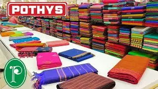 Pothys Swarnamahal silk cotton saree mangalagiri cotton banana pith saree fancy soft silk sarees