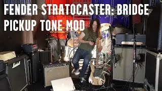 Fender Stratocaster Bridge Tone Pot Mod. Tone Control For Bridge Pickup.