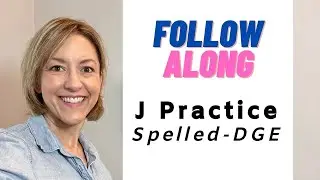 How to Pronounce the J Sound Spelled DGE - English Pronunciation Follow Along Daily Practice