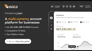 Introducing Lync | Multi-currency accounts for businesses.