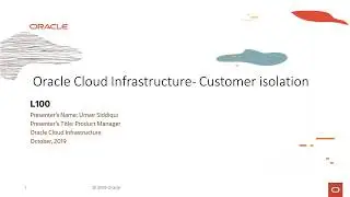Security Overview - Level 100 - Part 2 - Customer Isolation