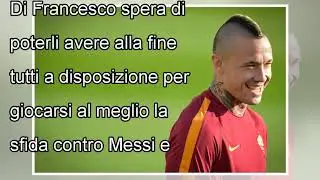 Roma, Nainggolan si &egrave; allenato a Trigoria