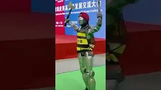 Chinese security robot. This is wild.