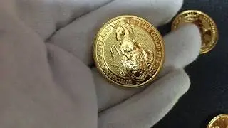 Unicorn of Scotland: 2018 GB 1 oz Gold Queen's Beasts  Coin .9999 Fine BU