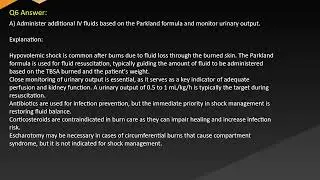 Certified Burn Nurse Free Practice Questions