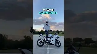 Motorcycle Maintenance #ninja400 #motorcycle #bike #fyp #shorts