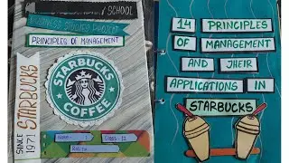 Business Studies project on Principles of Management || STARBUCKS|| Class 12 || CBSE ||