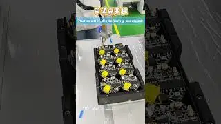 Left and Right Dual-Head Rotating Dispensing Machine | High-Precision Automation