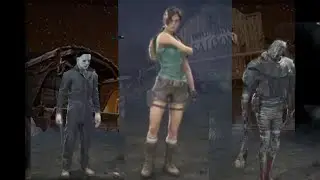Lara Croft vs The Shape And the Wraith Survivor Gameplay (No Commentary)