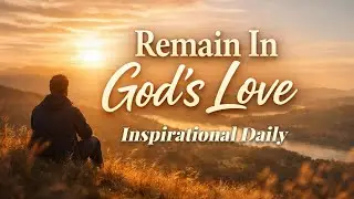 ✨ Remain in God&rsquo;s Love | Inspirational Daily | Daily Grace Devotional on Resting, Trust & Obedience✨