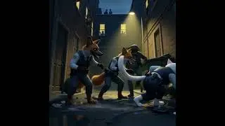 Meet the Brave Lady Cat Cops: Protectors of the City!#BraveLadyCatCops#CatPolice