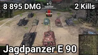 Jagdpanzer E 90 - 8 895 damage / 2 kill / 220 blocked