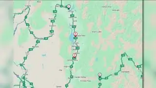 Drivers urged to use caution on Highway 55 as rockfalls reported on the roadway