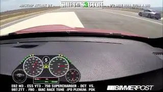 E92 M3 DCT ESS VT3-750 Supercharger vs. 997.2TT - FBO - GIAC Race Tune - IPD Plenum - PDK