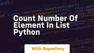 count number of element in list python