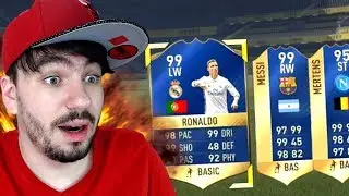 MESSI TOTS E RONALDO TOTS NO MESMO PACK! - TOP 5 MELHORES PACKS DO FUT CHAMPIONS! - FIFA 17