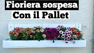 FIORIERA CON PALLET FAI DA TE