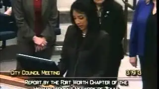 HWNT Fort Worth City Council Presentation March 19 2013
