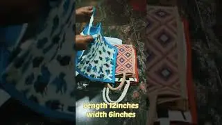 Meesho Trendy Fancy Women Jute Handbags Review