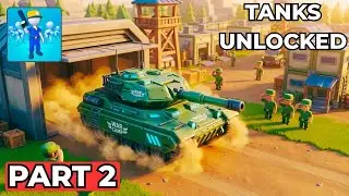 Army War Camp Gameplay Part 2 &ndash; TANK UNLOCK | Heavy Weapons Training (Android/iOS)