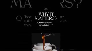 Tips to extract the perfect Espresso at home!