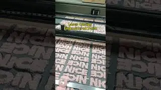 Laser Cutting Embroidered Patch  #kasucutter #embroidery #automatic