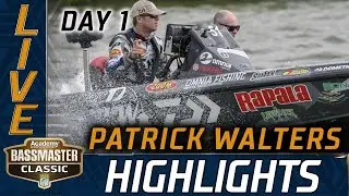 Patrick Walters Fantastic Day 1 of the Bassmaster Classic (Highlights)