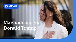 Venezuela opposition leader Machado presents Nobel Peace Prize to Trump | ABC NEWS