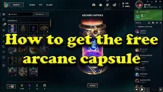How to get free arcane capsule, riot x arcane event