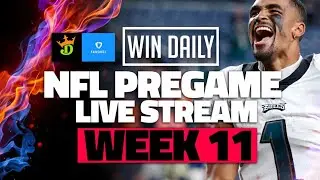 NFL DFS LIVE Lineup Advice | Week 11 Fantasy Football Plays, Picks, & Props | Sunday 11/13/22
