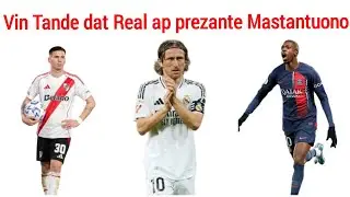 BOOM| Men dat Real ap prezante Mastantuono,Dosye Balon d&ograve; a,Modric Milan Ac