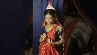 Traditional Bengali Bridal Look| Royal  makeup Look 2026 Hairstyle & Saree Draping #tranding #kolka