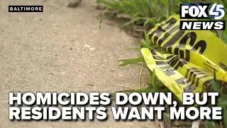 Although shootings and homicides are down, residents say they need more