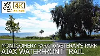 🚴 Waterfront Trail Adventure: Montgomery Park to Veteran&rsquo;s Point Gardens, Ajax, Ontario in 4K 🌅🌳