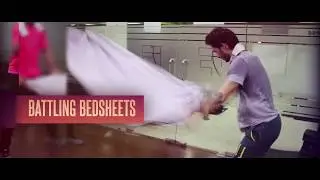 AT HOME BEDSHEET WORKOUT