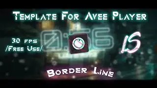 Template For Avee Player // By LuyxLS Horde [border line] Simple Template
