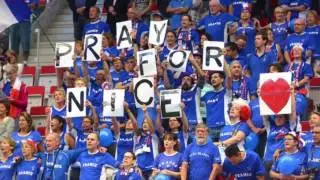 #PrayforFrance.  Around the world tribute to Nice (France)