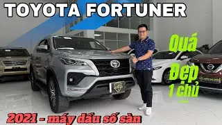 Toyota Fortuner máy dầu số sàn 2021 quá đẹp 1 chủ giữ kỹ - SUV 7 chỗ SIÊU BỀN BỈ - ô tô cũ tp hcm