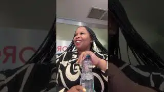 South African woman eating reversed