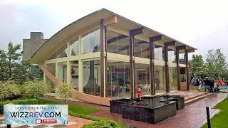 TIMBER FRAME LOUNGE KIT ENGINEERED GLT WOOD PREFAB DIY BUILDING CABIN 1000