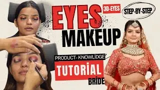 3D-Eyes😍Makeup Tutorial🇮🇳Indian Makeup💄- Easy- 💥Step- by-Step💥.#eyemakeup