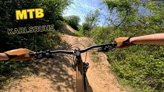Strommasten Downhill Karlsruhe | nach 1 Monat auf dem MTB | untere Sektion