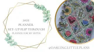 Planner Set-up Flip-Through | Mini Horizontal for My Sister