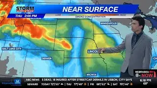 Canadian wildfire smoke creating unhealthy air Thursday