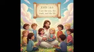 Jesús está conmigo 💤 | Canción cristiana suave para dormir niños 🌙✨