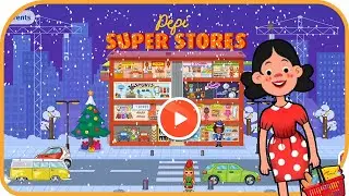 Mom's shopping | Pepi Super Stores #21 | 🎄 Christmas 🎄 | Pepi Play | Pretend Play | HayDay