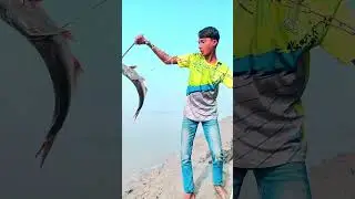 Unexpected Fishing Catch 😱 | River Fishing Short 🎣 | #Shorts