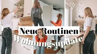 Wie ich unsere neue Wohnung einrichte und wohnlicher mache| Neue ROUTINEN finden & Wohnungsupdate